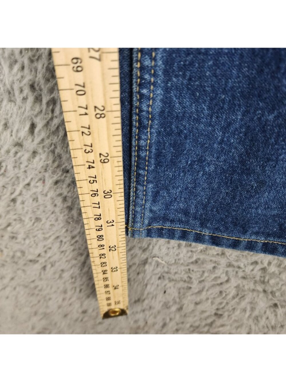 Carhartt Jeans Mens 30x32 Blue Cotton Denim Bootcut Fire Resistant *Read* - Picture 7 of 16